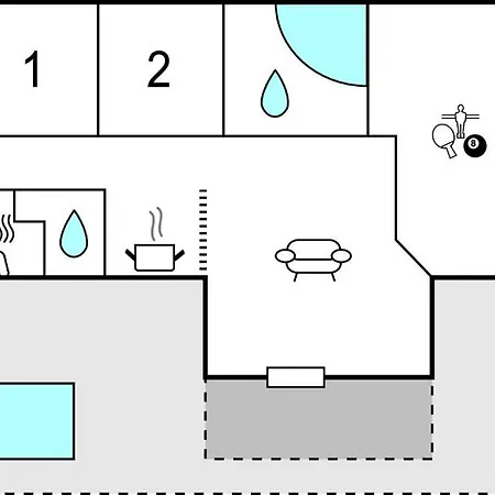 別荘 In With Kitchen